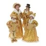GOLD  CHRISTMAS CAROLING FAMILY 95CM SET 4