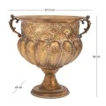 GOLD METAL POT 51,5X45X50CM