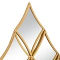 GOLD METAL FRAME WALL MIRROR 58X95 CM