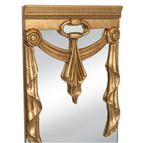 ΧΡΥΣΟΣ VINTAGE MDF ΚΑΙ ΠΟΛΥΡΕΖΙΝ ΚΑΘΡΕΦΤΗΣ ΤΟΙΧΟΥ 30Χ5Χ122ΕΚ