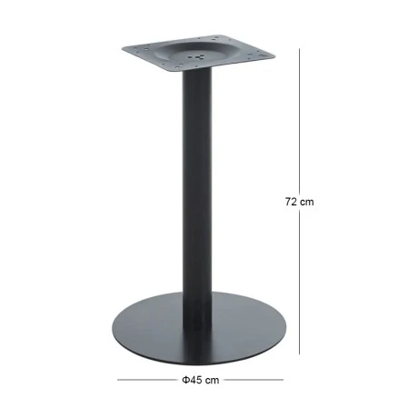 IBIS Metal Base D45cm H72cm Black