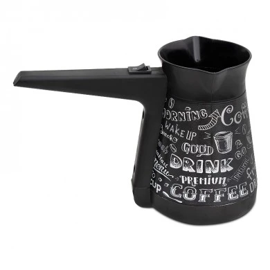 40100-007 350ML 1000W electric boiler in black color