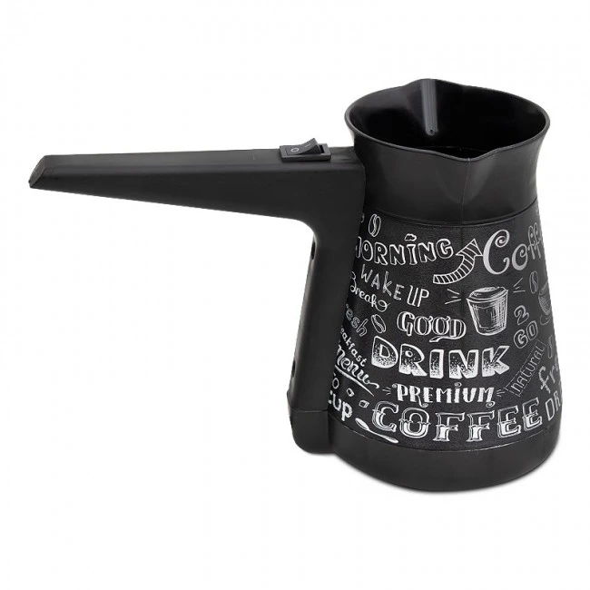 40100-007 350ML 1000W electric boiler in black color