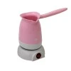 800W electric brewing pot in pink color 10x10x15cm.