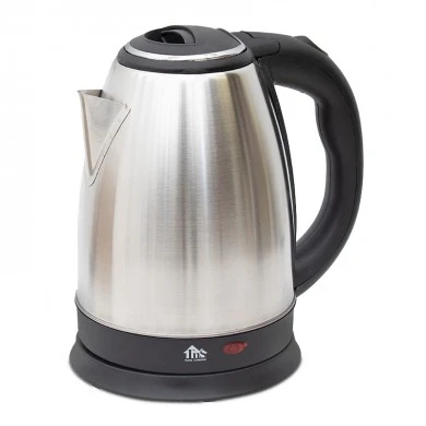 Electric kettle of 1,8L capacity 2200W in silver color 20x16x23cm.