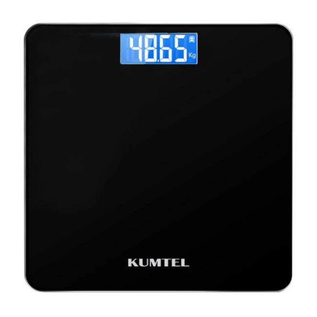 Electronic bathroom scale KUMTEL HDB-02 color black 180kg
