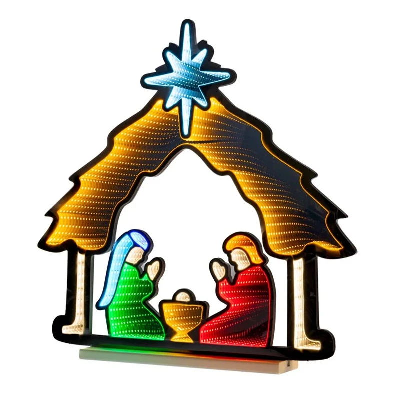 INFINITY ΦΩΤΙΖΟΜΕΝΗ ΦΑΤΝΗ 65Χ65ΕΚ ΔΙΠΛΗΣ ΟΨΗΣ ΣΕ ΞΥΛΙΝΗ ΒΑΣΗ