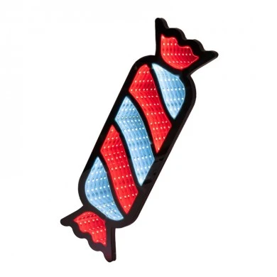 40CM INFINITY HANGING CANDY  DOUBLE FACE ILUMINATED FROM BOTH SIDES WITH EUROPEAN PLUG