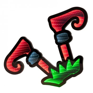 48CM INFINITY TREE DECORATION  DOUBLE FACE ILUMINATED FROM BOTH SIDES WITH EUROPEAN PLUG