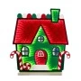 45CM INFINITY PAINTED CHRISTMAS HOUSE  DOUBLE FACE ILUMINATED FROM BOTH SIDES WITH EUROPEAN PLUG