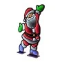 180CM INFINITY STANDING SANTA WITH WOODEN AND ALUMINIUM BASE  DOUBLE FACE ILUMINATED FROM BOTH SIDES WITH EUROPEAN PLUG
OUTDOOR