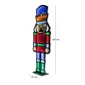 180CM INFINITY LIGHT STANDING NUTCRACKER WITH WOODEN AND ALUMINIUM BASE  DOUBLE FACE ILUMINATED FROM BOTH SIDES WITH EUROPEAN PLUG
OUTDOOR