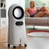 Ionizer - Air Cooler with LED 110W Evareer InnovaGoods V0103456 color white 30x17.5x76cm.