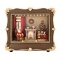 CHRISTMAS FRAME WITH SANTA AND FIREPLACE 26X10X22CM WITH LIGHTS-MUSIC BATTERY OPPERATED