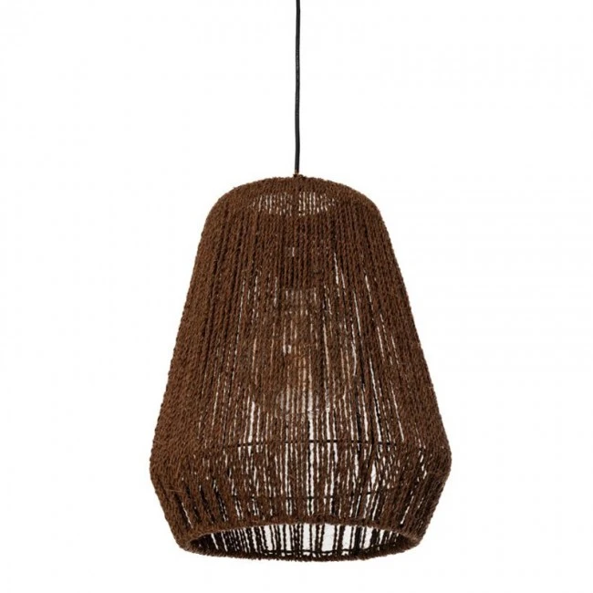 DECO PALM ROPE WEAVED HANGING LIGHT D30x38CM