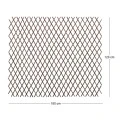 NATURAL BROWN WILLOW TRELLIS 120X180CM