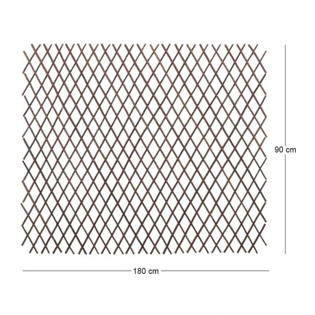NATURAL BROWN WILLOW TRELLIS 90X180CM