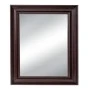 BROWN PLASTIC RECTANGLE MIRROR ( WOOD EFFECT) 80X120CM