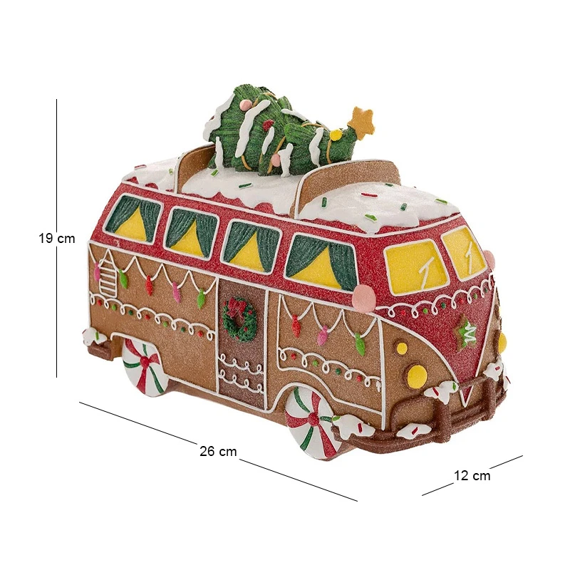 ΚΑΦΕ ΠΟΛΥΡΕΖΙΝ GINGERBREAD ΤΡΟΧΟΣΠΙΤΟ 26Χ12Χ19ΕΚ