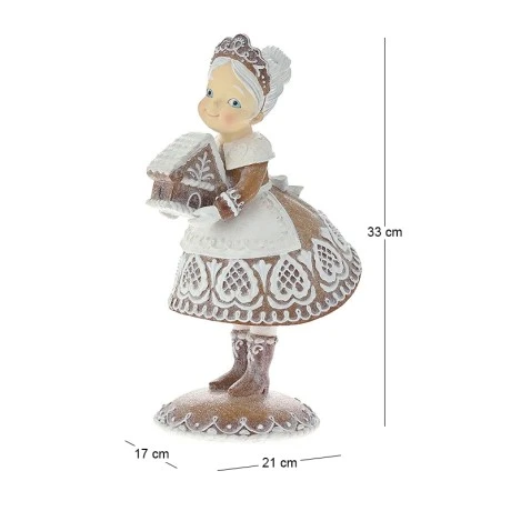 ΚΑΦΕ ΠΟΛΥΡΕΖΙΝ ΚΥΡΙΑ ΜΕ GINGERBREAD 21Χ17Χ33ΕΚ
