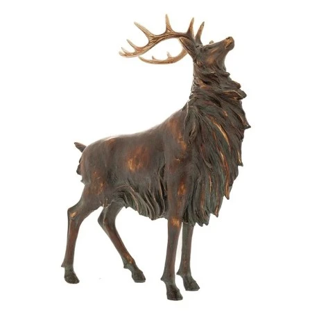 BROWN RESIN REINDEER 39X15X51CM
