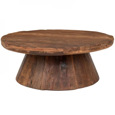 ΚΑΦΕ ΞΥΛΙΝΟ ΤΡΑΠΕΖΑΚΙ ΣΑΛΟΝΙΟΥ ΡΟΤΟΝΤΑ 80Χ80Χ32ΕΚ