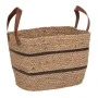 ΚΑΛΑΘΙ ΦΥΣΙΚΟ WICKER 38Χ28Χ28ΕΚ ΜΕ ΜΑΥΡΗ ΡΙΓΑ KAI PVC ΧΕΡΟΥΛΙΑ