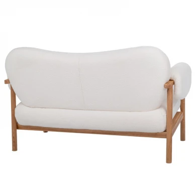 ΚΑΝΑΠΕΣ ΚΑΦΕ ΞΥΛΙΝΟΣ ΔΙΘΕΣΙΟΣ ΜΕ ΚΡΕΜ ΜΠΟΥΚΛΕ ΥΦΑΣΜΑ 145Χ80Χ83ΕΚ