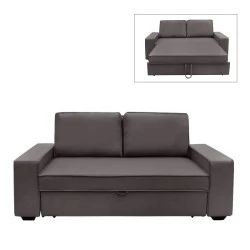 ALISON Sofabed Pu Dark Brown