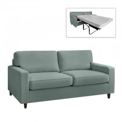 Two-seater sofa bed with foldable mattress Polaris pakoworld pistachio fabric 181x91x83cm Two-seater sofa bed with foldable mattress Polaris pakoworld pistachio fabric 181x91x83cm