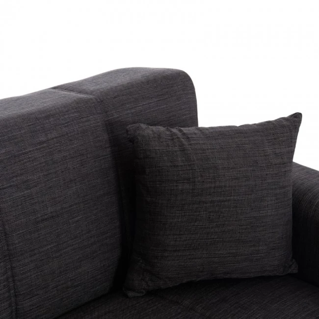 ΚΑΝΑΠΕΣ ΚΡΕΒΑΤΙ POLYA ΔΙΘΕΣΙΟΣ ΓΚΡΙ HM3241.03 150x84x88 εκ.