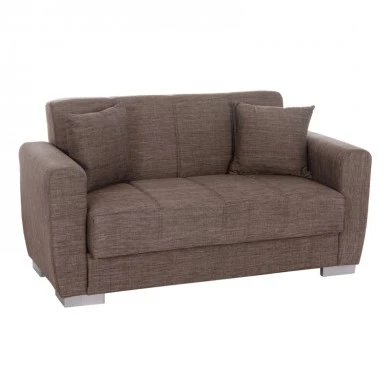 ΚΑΝΑΠΕΣ ΚΡΕΒΑΤΙ POLYA ΔΙΘΕΣΙΟΣ ΚΑΦΕ HM3241.02 153x87x77 εκ.