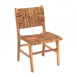 ΚΑΡΕΚΛΑ ΑΠΟ ΞΥΛΟ ΤΕΑΚ ME ΨΑΘΙΝΗ ΠΛΑΤΗ ΚΑΙ ΚΑΘΙΣΜΑ ΦΥΣΙΚΟ ΧΡΩΜΑ 51x60,5x86Yεκ.HM9399.11