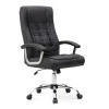 Vision Megapap office chair PU leather in black color 63x70x112/120cm.
