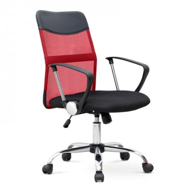 Franco Megapap office chair with Mesh fabric in red - black color 59x57x95/105cm.
