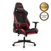 Sniper Megapap gaming - professional fabric - Pu desk chair in red - black color 74x57x140cm.