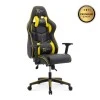 GAMING MEDUSA MEGAPAP office chair in yellow - black color 69x55x130/139cm.