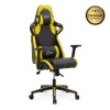 GAMING VORTEX MEGAPAP office gamind chair in yellow - black color 68x71x125/133cm.