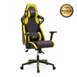 GAMING VORTEX MEGAPAP office gamind chair in yellow - black color 68x71x125/133cm.