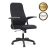 Melani Megapap office chair with double Mesh fabric in black color 66,5x70x102/112cm.