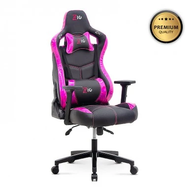 ZIO GAMING PRO KLASIK Megapap office chair in purple - black color 61x65x127/135cm.