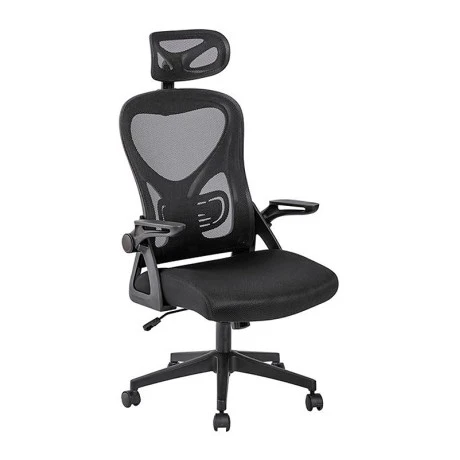 Καρέκλα γραφείου BF3050 με ύφασμα mesh χρώμα μαύρο 63x63x118/128εκ.