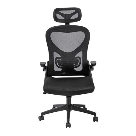 Καρέκλα γραφείου BF3050 με ύφασμα mesh χρώμα μαύρο 63x63x118/128εκ.