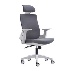 Καρέκλα γραφείου BF8900 ύφασμα mesh χρώμα γκρι - λευκό 64x66x116/128εκ. Καρέκλα γραφείου BF8900 ύφασμα mesh χρώμα γκρι - λευκό 64x66x116/128εκ.