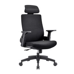 Καρέκλα γραφείου BF8900 ύφασμα mesh χρώμα μαύρο 64x66x116/128εκ.