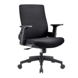 Καρέκλα γραφείου παιδική BF8950 ύφασμα mesh χρώμα μαύρο 64x64x98/110εκ.