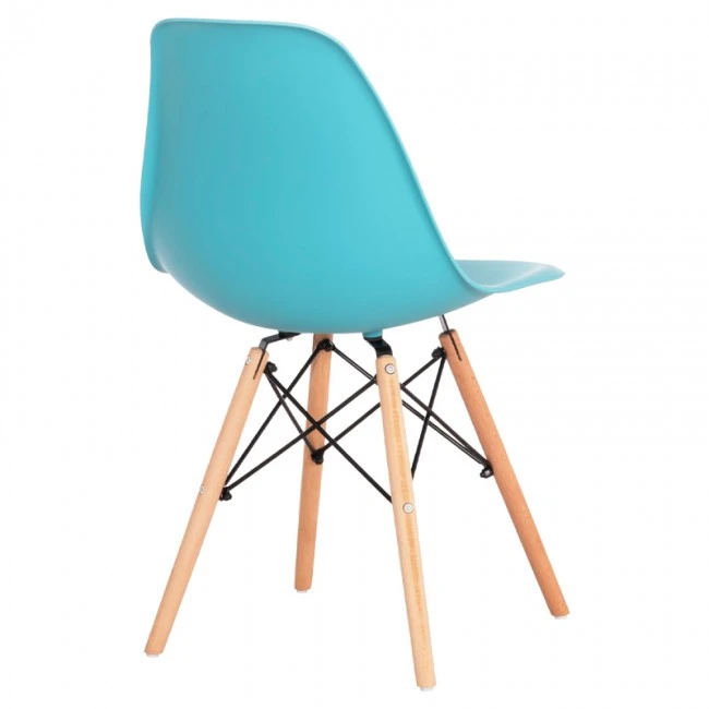 ΚΑΡΕΚΛΑ ΜΕ ΞΥΛΙΝΑ ΠΟΔΙΑ TWIST HM8460.08 PP ΤΙΡΚΟΥΑΖ ΚΑΘΙΣΜΑ 46x54x80Υεκ.