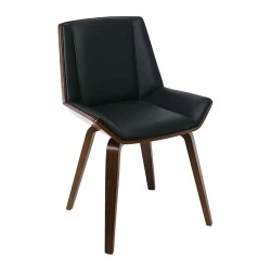 NUMAN Chair Walnut/Pu Black NUMAN Chair Walnut/Pu Black