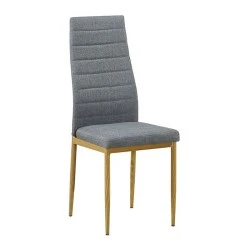 JETTA Chair Grey Fabric (Natural Wood Grain Metal) JETTA Chair Grey Fabric (Natural Wood Grain Metal)