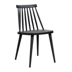 LAVIDA Chair Metal/PP Full Black LAVIDA Chair Metal/PP Full Black